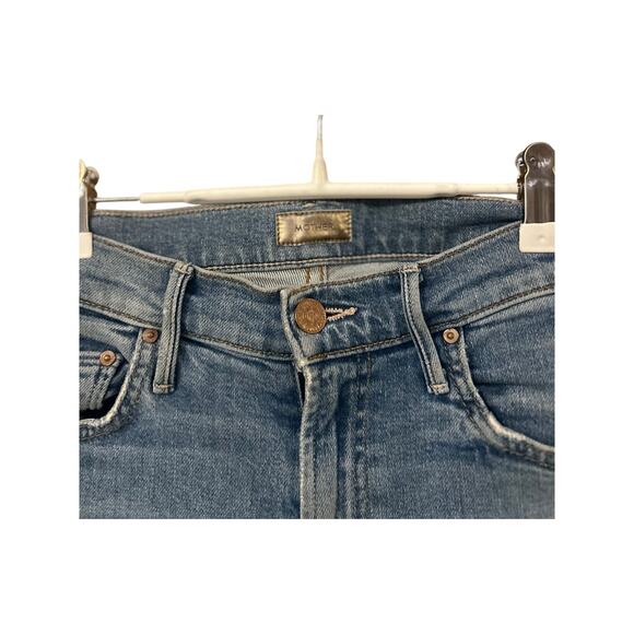 Mother The Insider Crop Step Fray Jeans size 23 - Picture 6 of 7